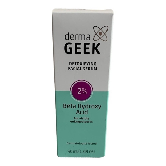 Derma GEEK Detox Facial SERUM 2% Beta Hydroxy Acid For Visibly Enlarged Pores - Picture 2 of 5
